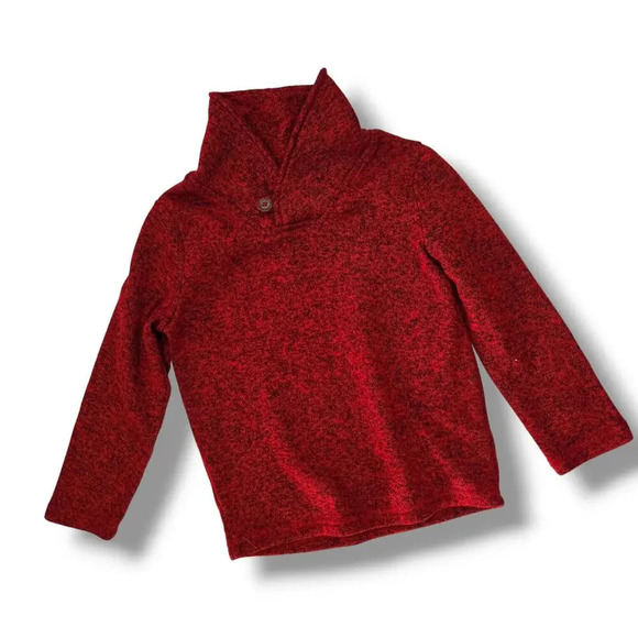 Jumping Beans girls red long sleeves high neck sweater top - size 5 - Picture 1 of 7